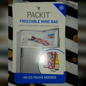 Freezable Wine Bag Bottle Chiller Re-usable NWT